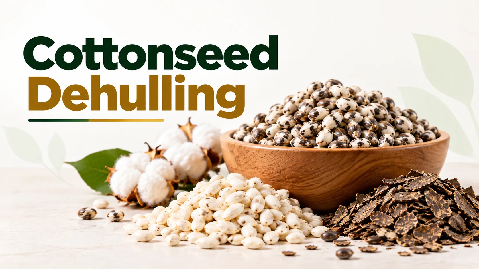 Cottonseed Dehulling Infographic